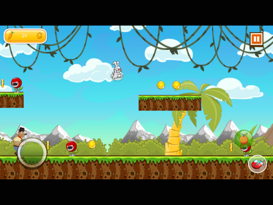 ภาพหน้าจอของ the little rabbit jump & run in island iPad 
