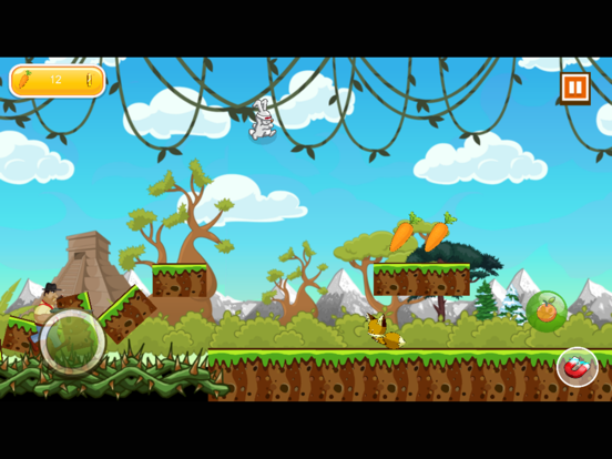 ภาพหน้าจอของ the little rabbit jump & run in island iPad 