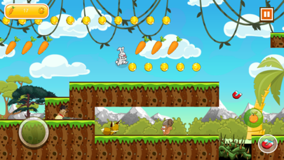 ภาพหน้าจอของ the little rabbit jump & run in island