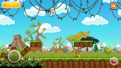 ภาพหน้าจอของ the little rabbit jump & run in island