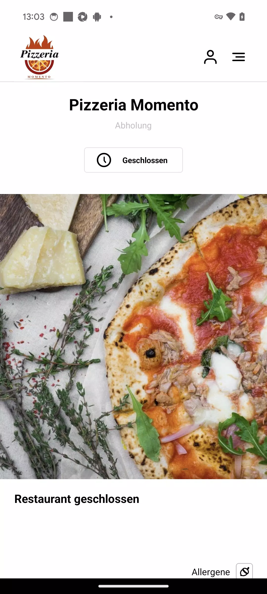 Pizzeria Momento应用截图