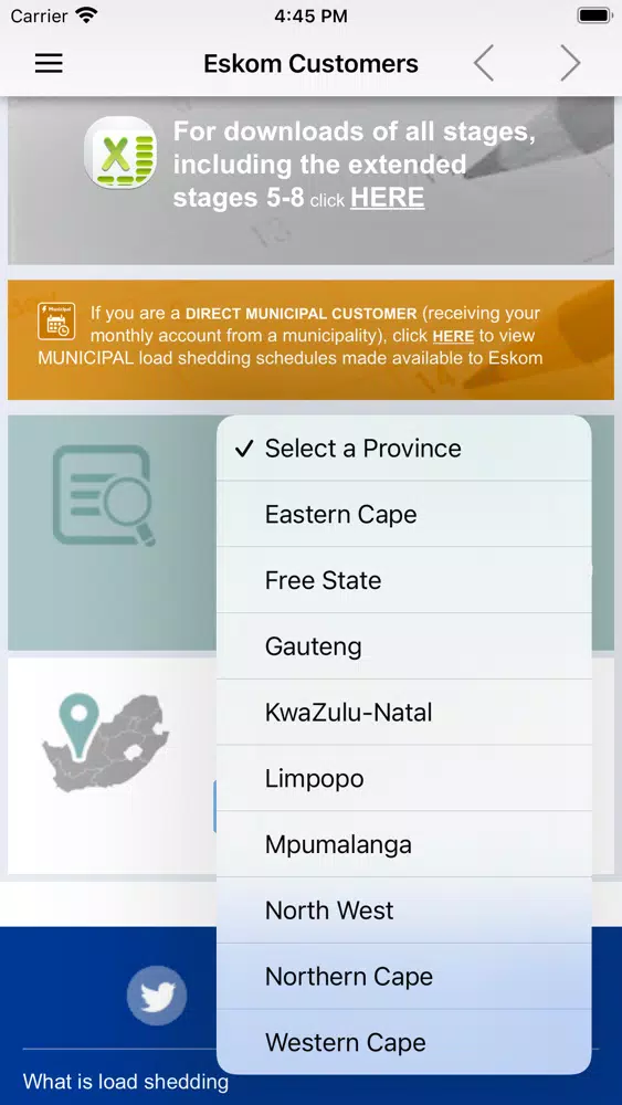 Load Shedding South Africa Screenshots