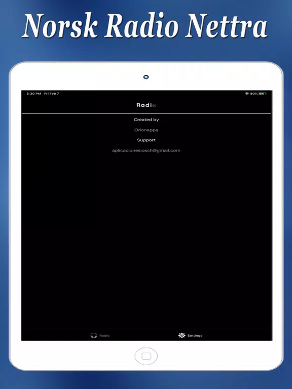 Norsk Radio Nettra iPad Screenshots