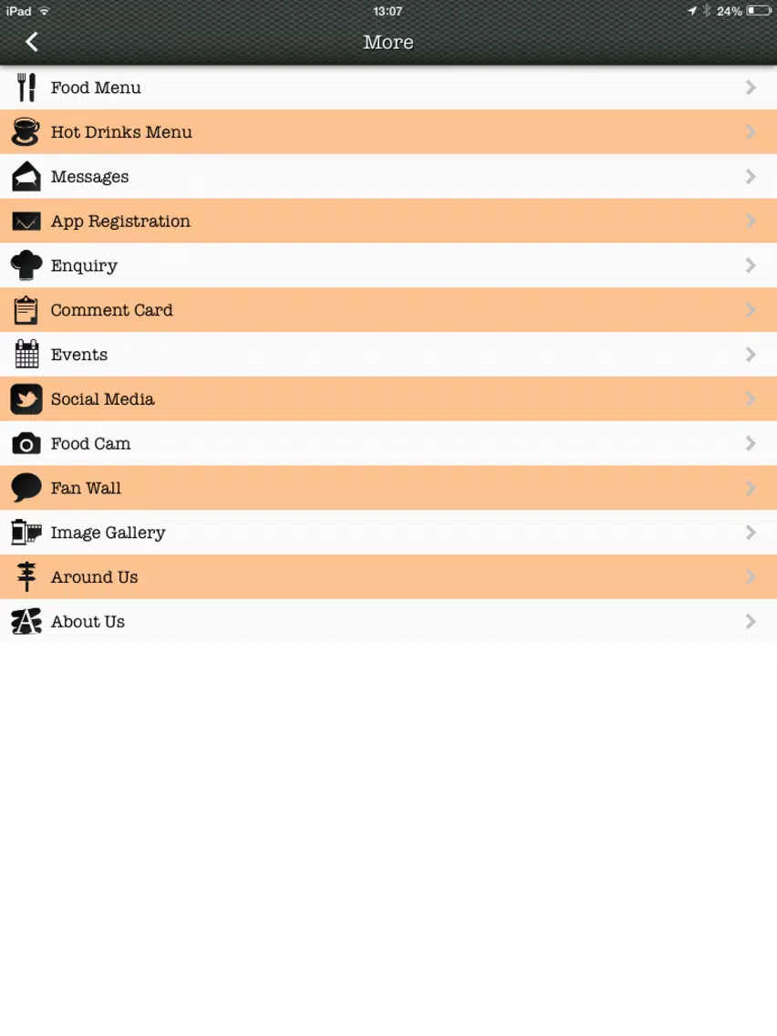 O'Briens Waterford & Wexford Coffee Shop Official App iPad Screenshots