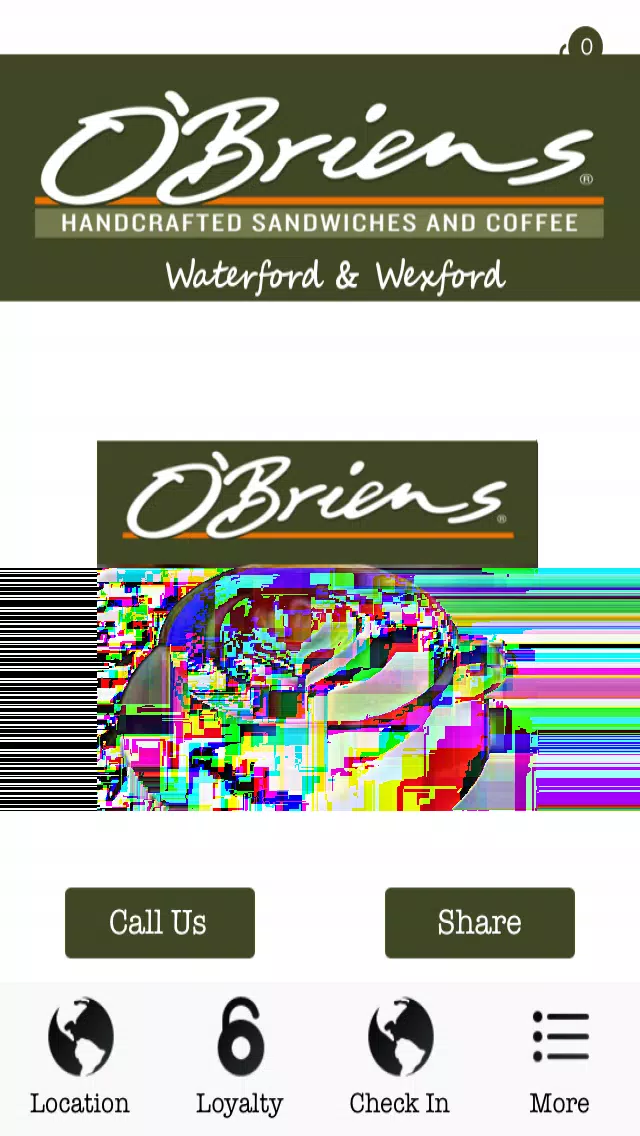 O'Briens Waterford & Wexford Coffee Shop Official App Screenshots