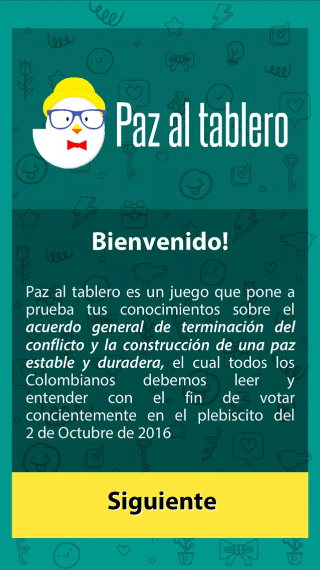 Paz al Tablero Screenshots