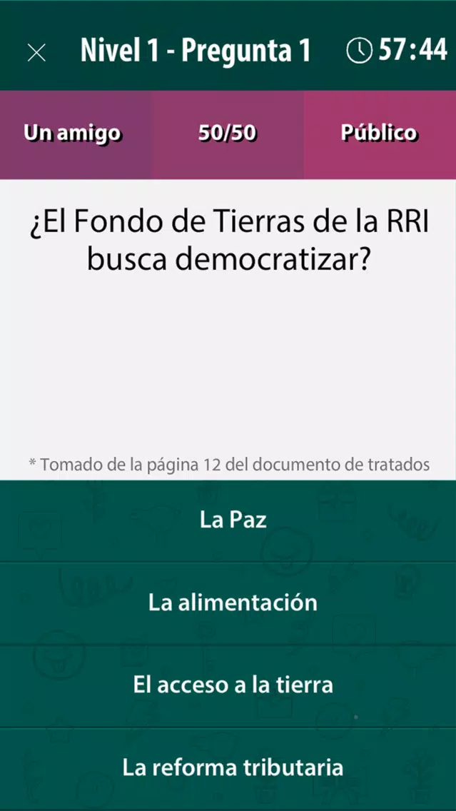 Paz al Tablero Screenshots