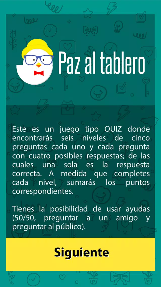 Paz al Tablero Screenshots