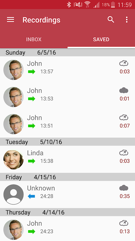 Call Recorder Screenshots