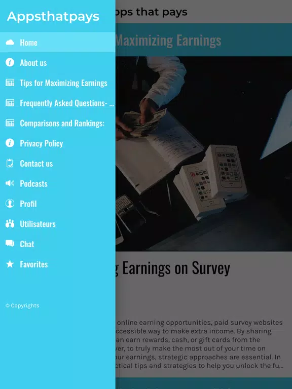 Apps & Websites That Pays iPad Screenshots