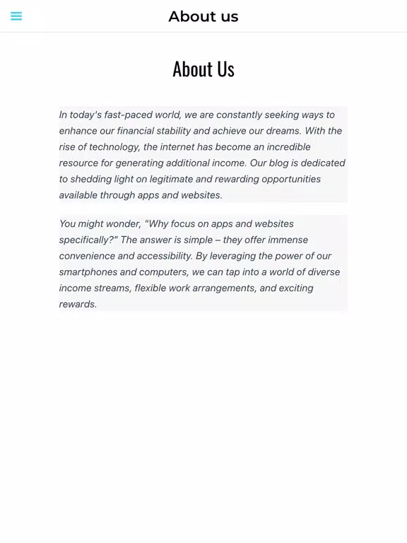 Apps & Websites That Pays iPad Screenshots