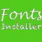 FontInstaller Install any font