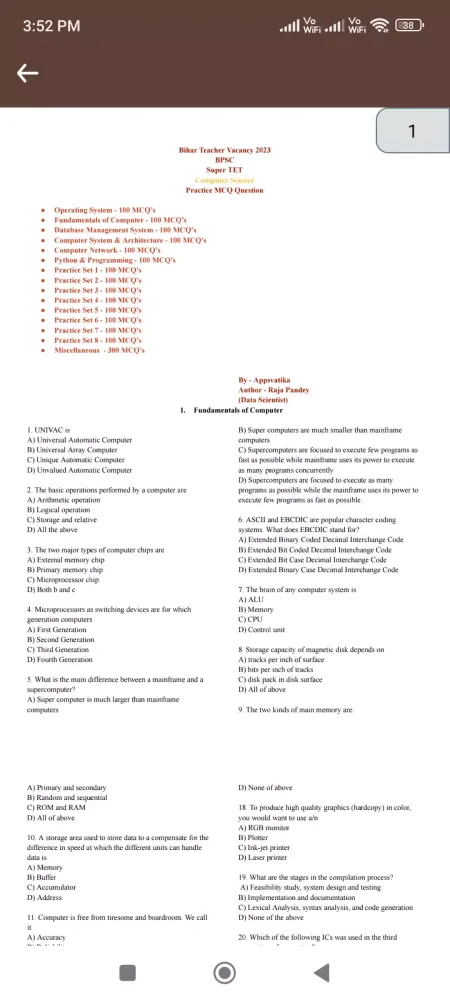 UP Board Book and Solutions Screenshots