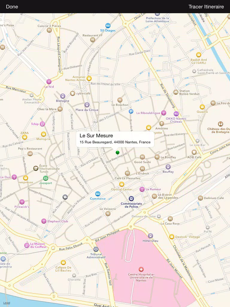 Le Sur Mesure iPad Screenshots