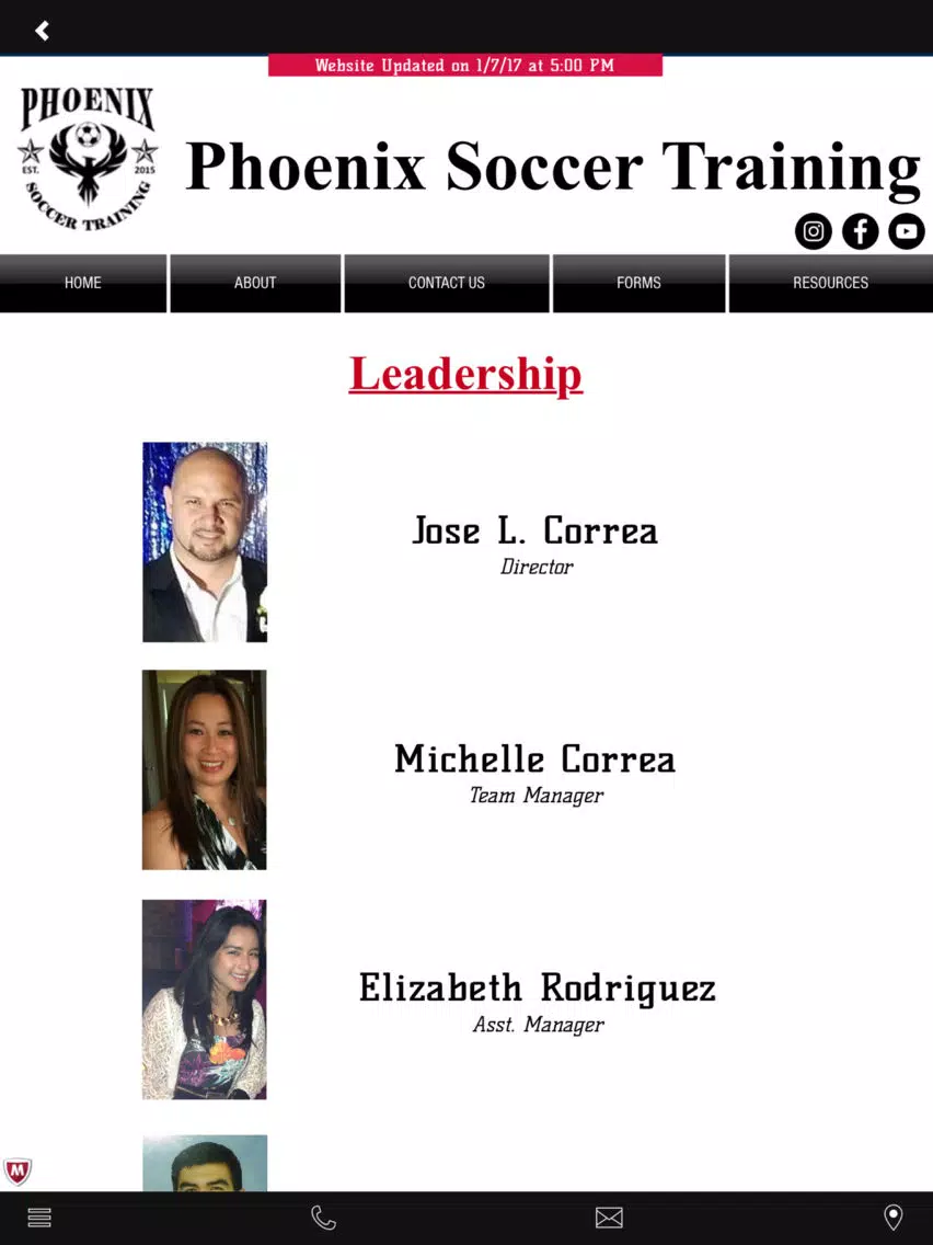 Phoenix Soccer Training iPad Screenshots