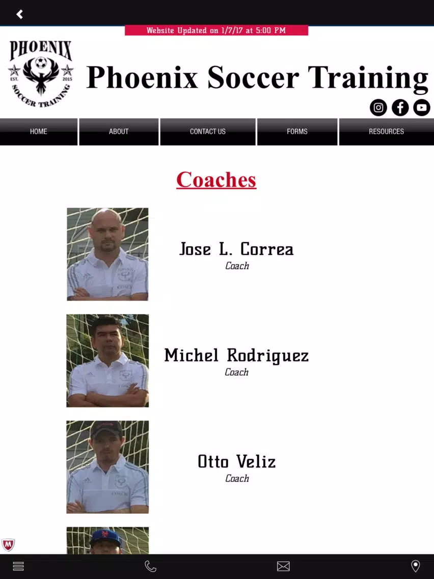 Phoenix Soccer Training iPad Screenshots