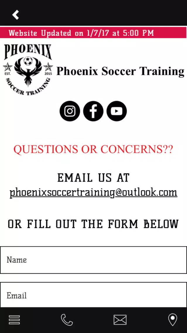 Phoenix Soccer Training Screenshots