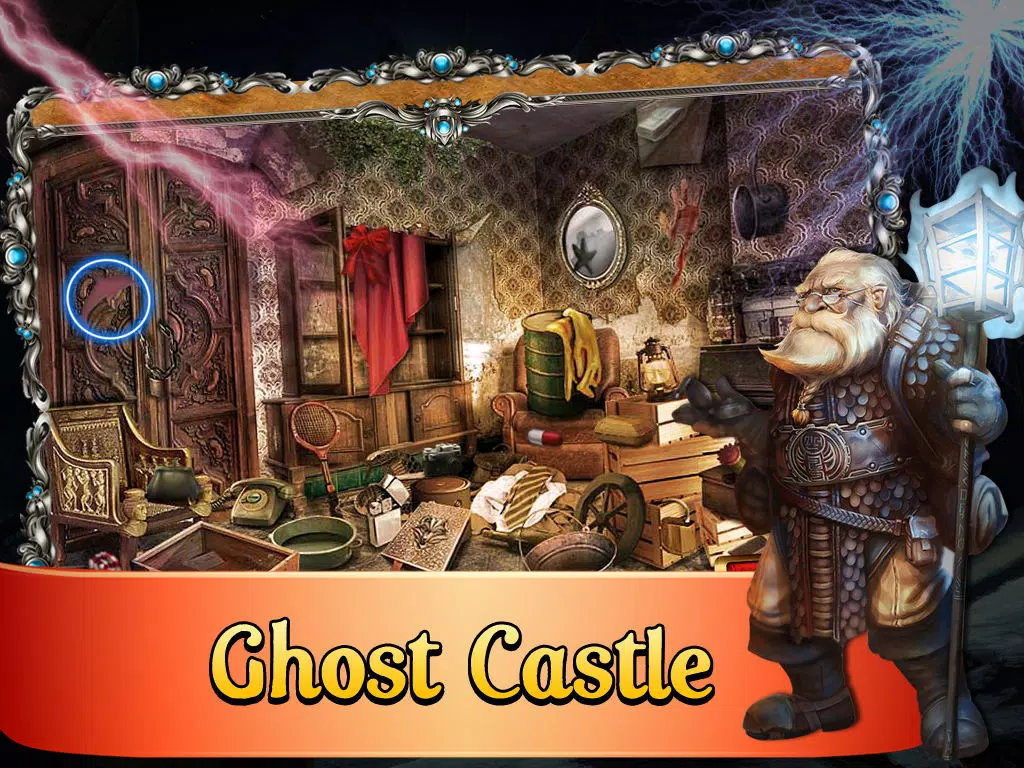 ภาพหน้าจอของ Ghost Castle Hidden Objects Game : Hidden Object Game in Dark,Horror and Mysterious Night iPad 
