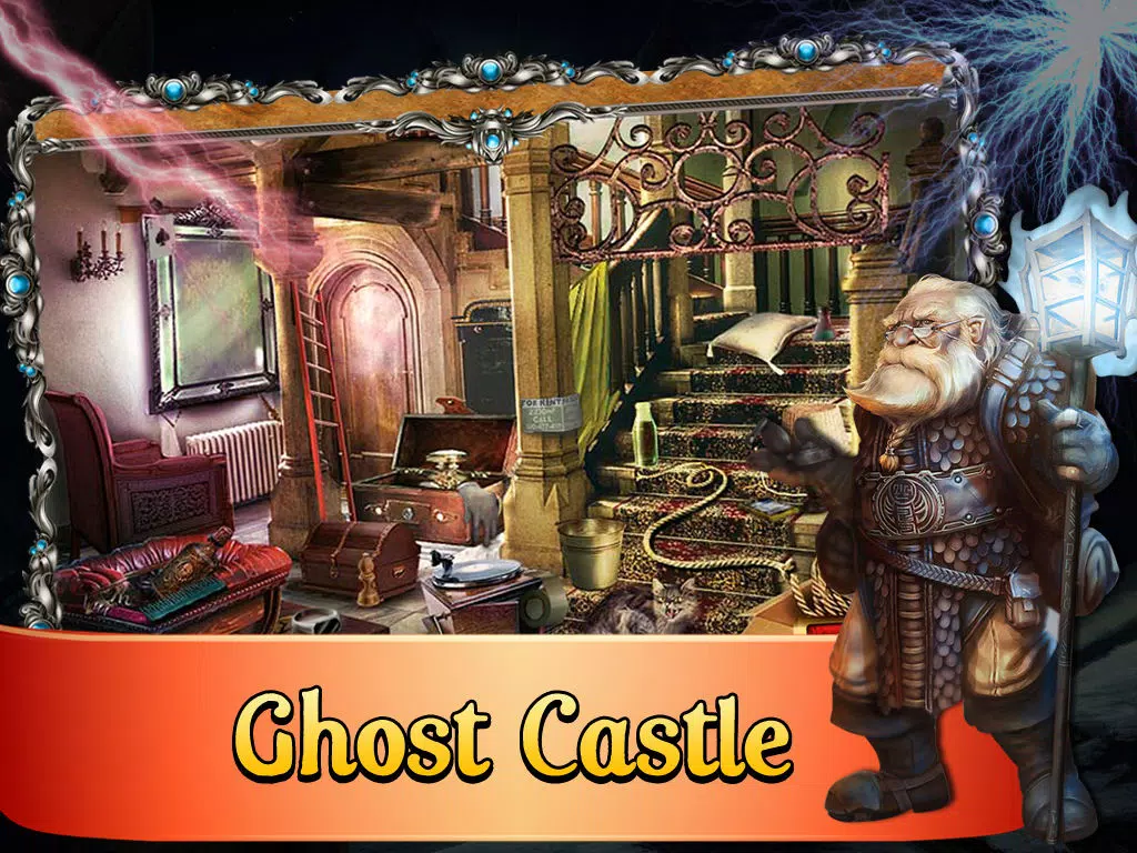 ภาพหน้าจอของ Ghost Castle Hidden Objects Game : Hidden Object Game in Dark,Horror and Mysterious Night iPad 