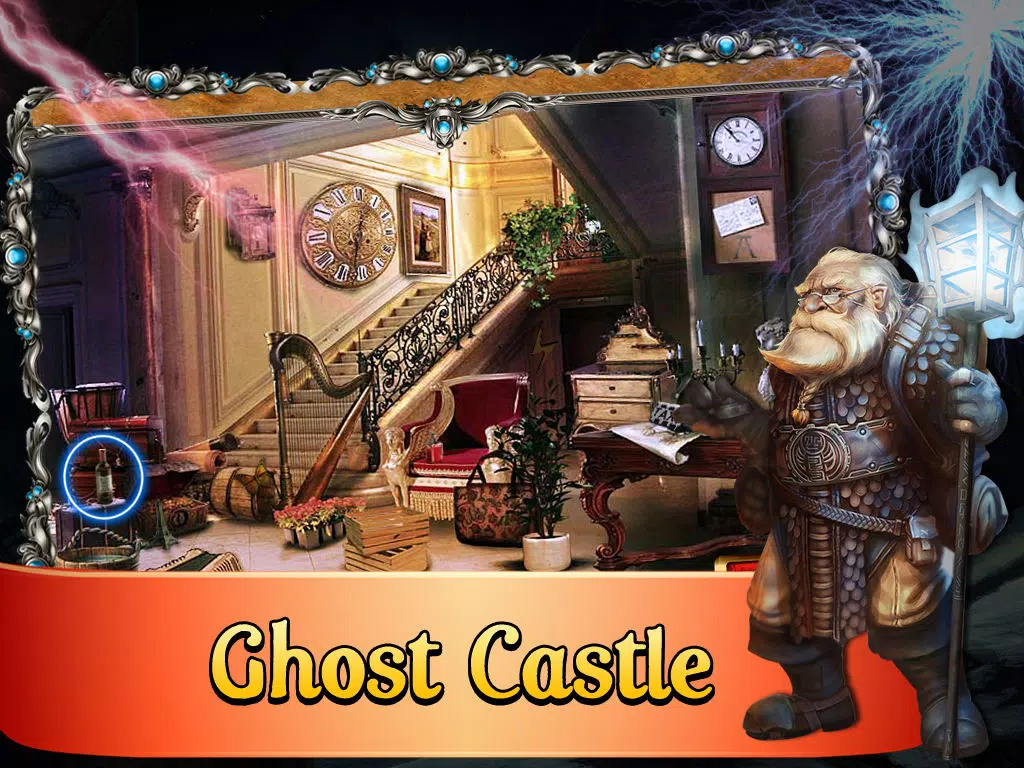 ภาพหน้าจอของ Ghost Castle Hidden Objects Game : Hidden Object Game in Dark,Horror and Mysterious Night iPad 