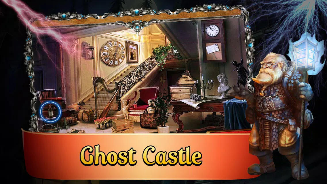 ภาพหน้าจอของ Ghost Castle Hidden Objects Game : Hidden Object Game in Dark,Horror and Mysterious Night