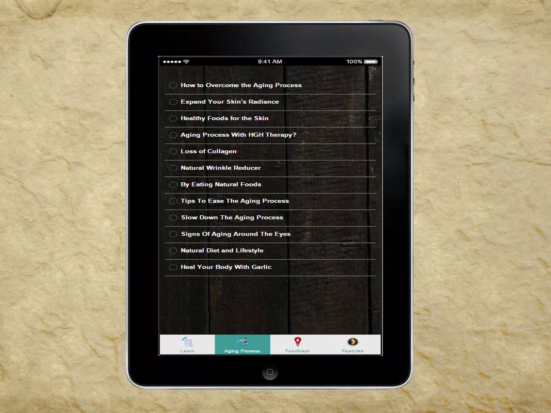 Reverse the Aging Process - Natural Wrinkle Reducer iPad Screenshots