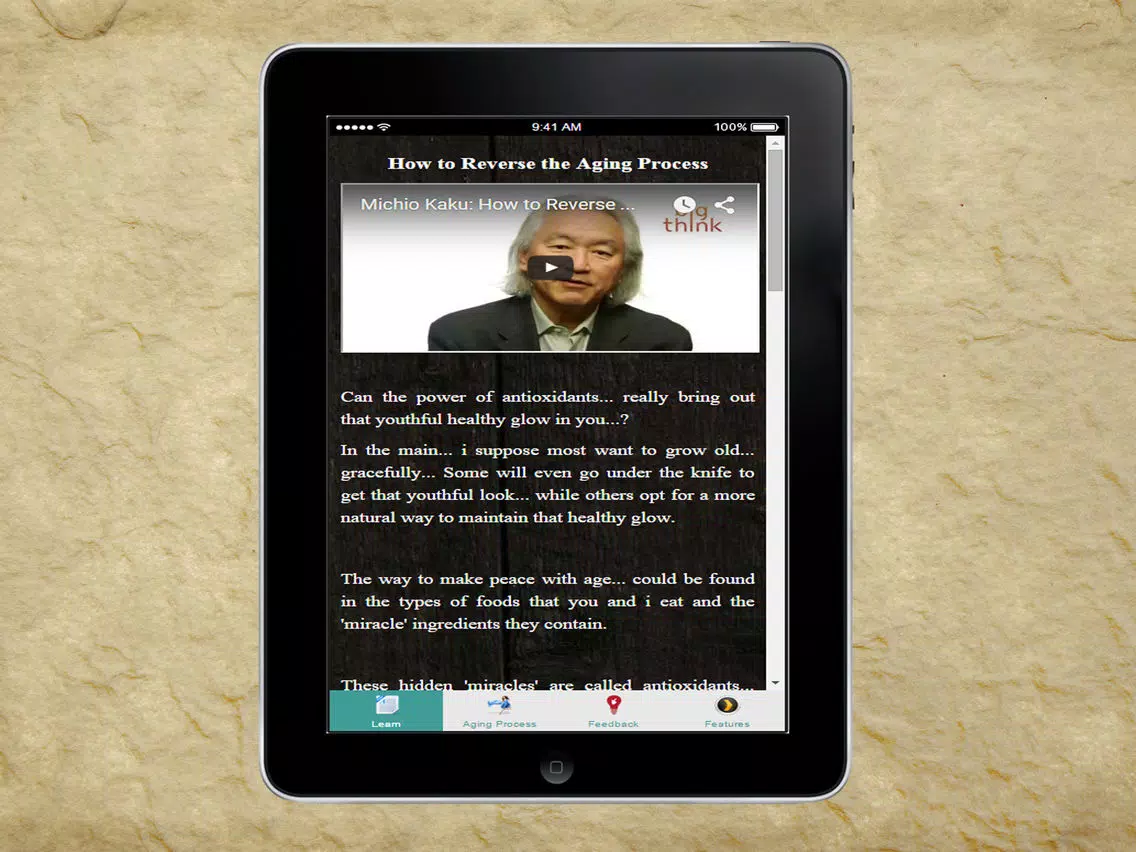 Reverse the Aging Process - Natural Wrinkle Reducer iPad Screenshots