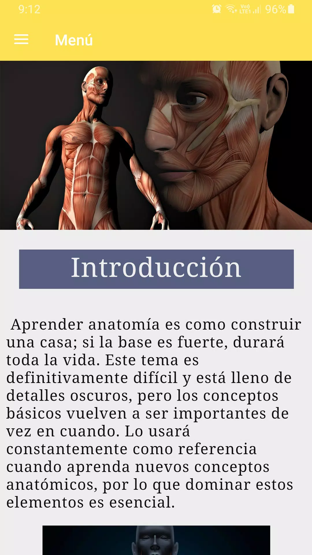 Curso de anatomía humana Screenshots