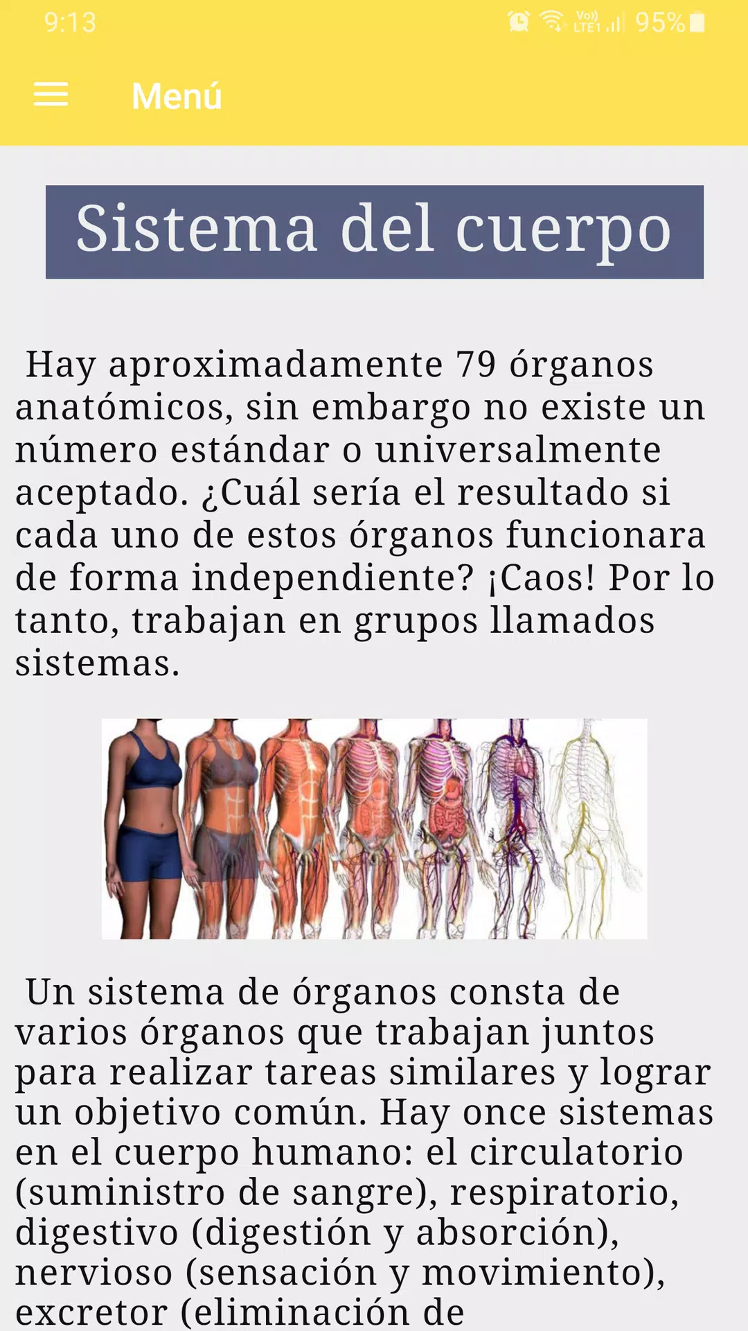Curso de anatomía humana Screenshots