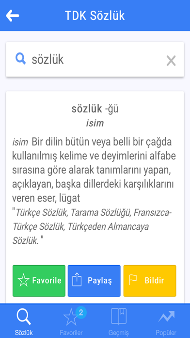 Türkçe Sözlük Screenshots