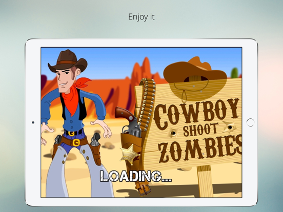 Western cowboy gun blood: Zombies sleeping in the grave iPad  Ekran Görüntüleri