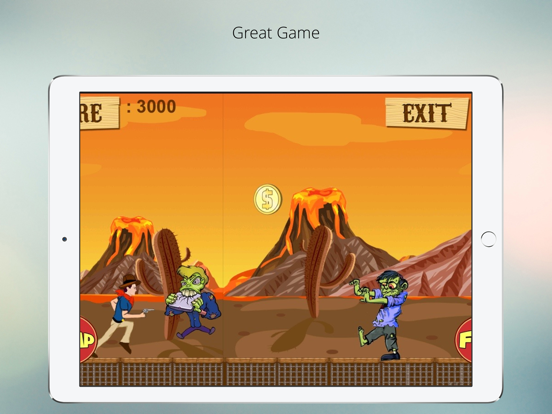 Western cowboy gun blood: Zombies sleeping in the grave iPad  Ekran Görüntüleri
