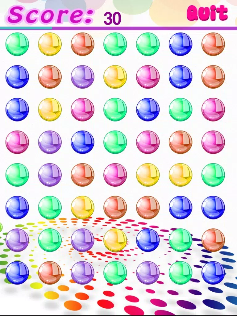 Ảnh chụp màn hình của Dots Swap Adventure: Slide, Swipe, & Connect to Match the Orbs Colors iPad