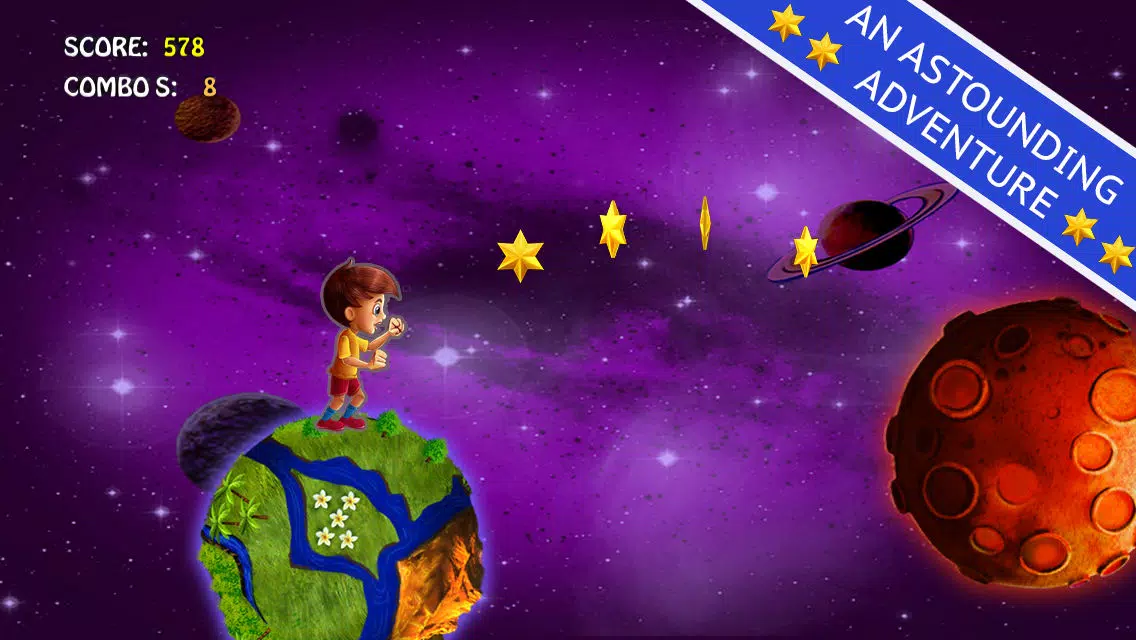 Tangkapan layar Little Big Universe Space Travel Advenutre - A Fun Story of a Boys's Galactical Star Explorer Blast