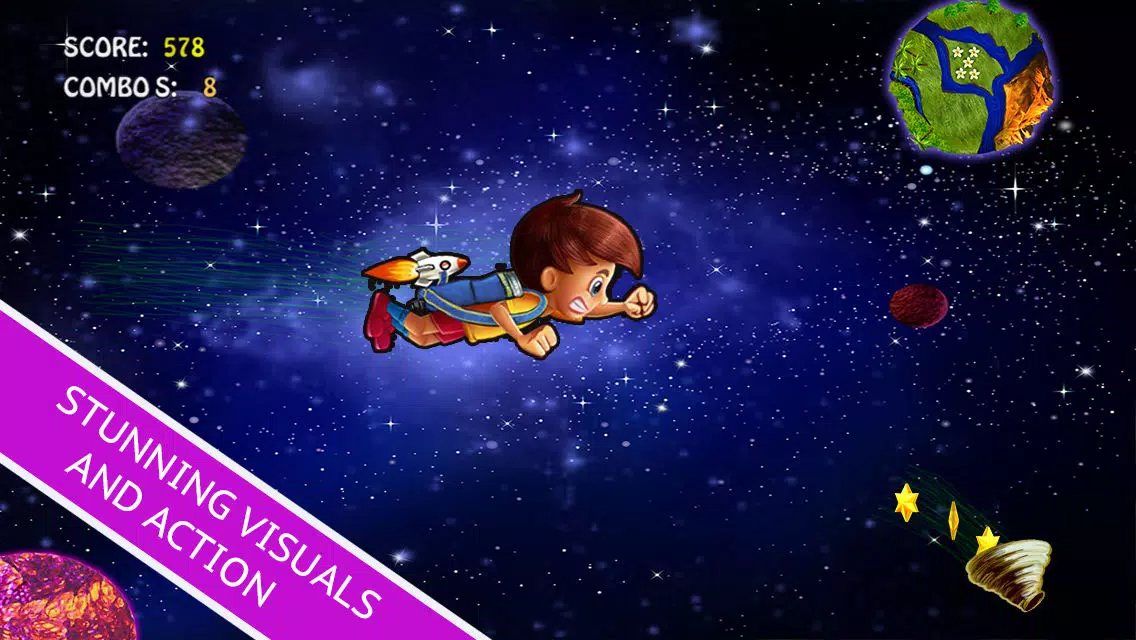 Tangkapan layar Little Big Universe Space Travel Advenutre - A Fun Story of a Boys's Galactical Star Explorer Blast