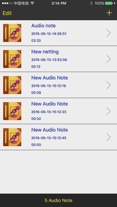 Meeting Lecture & Voice Audio Notes Record Screenshots