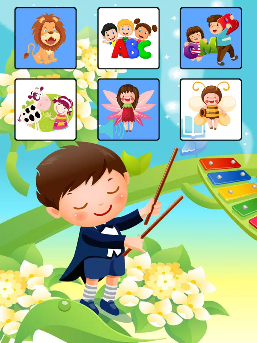 Dạy Bé Thông Minh Sớm, Bé Tập Nói Học Chữ Đánh Vần iPad Screenshots