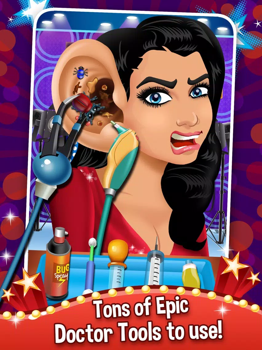 Celebrity Ear Surgery Doctor Simulator - my surgeon salon & little dr spa makeover mommy games for kids iPad Screenshots