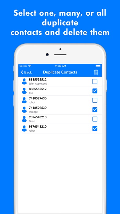 Duplicate Contact Remover Screenshots