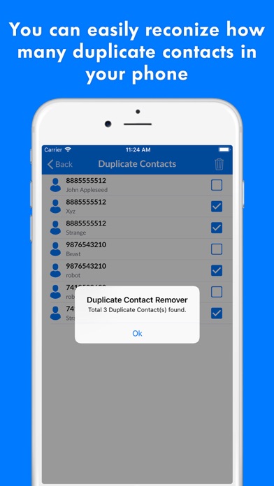 Duplicate Contact Remover Screenshots