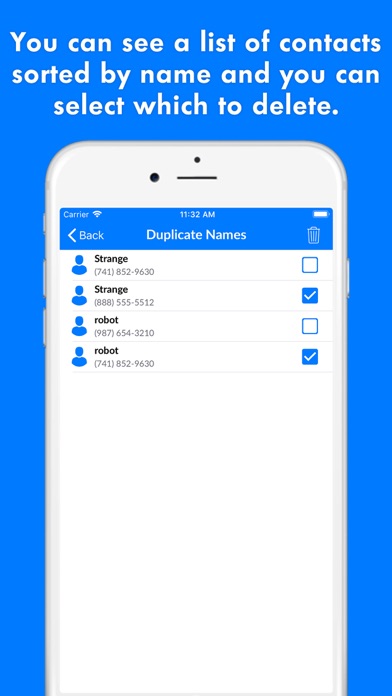 Duplicate Contact Remover Screenshots