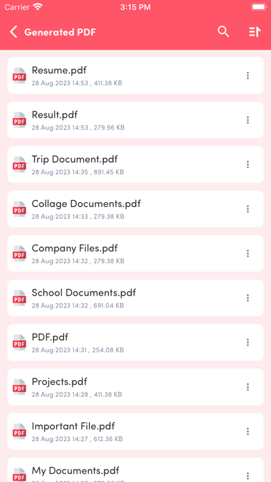 PDF Converter - JPG to PDF Screenshots