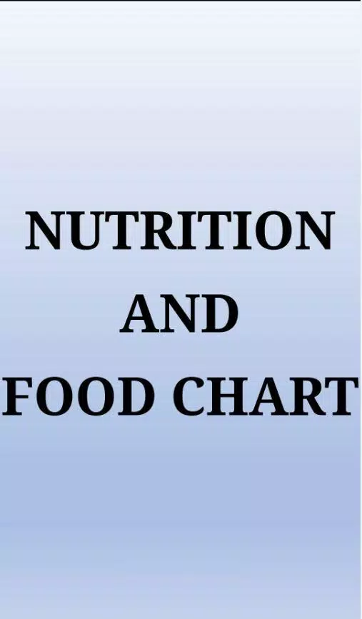 Nutrition and food 스크린샷