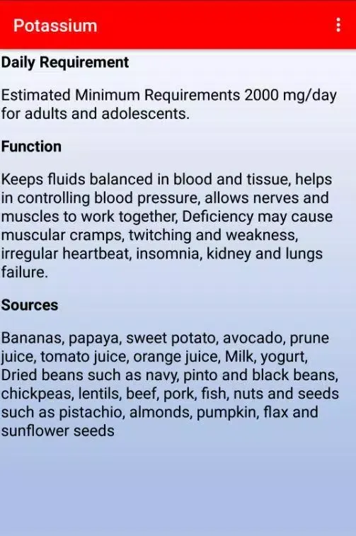 Nutrition and food Screenshots