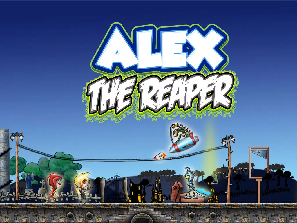 Alex The Reaper Kids Adventure Platform Game iPad  Screenshots
