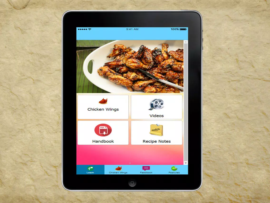 Chicken Wings Recipes iPad Screenshots