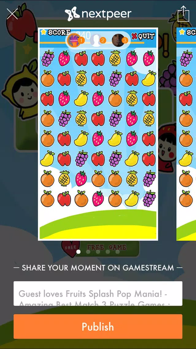 Fruits Splash Pop Mania! - Amazing Best Match 3 Puzzle Games : Garden Fresh Shop Free Edition Screenshots