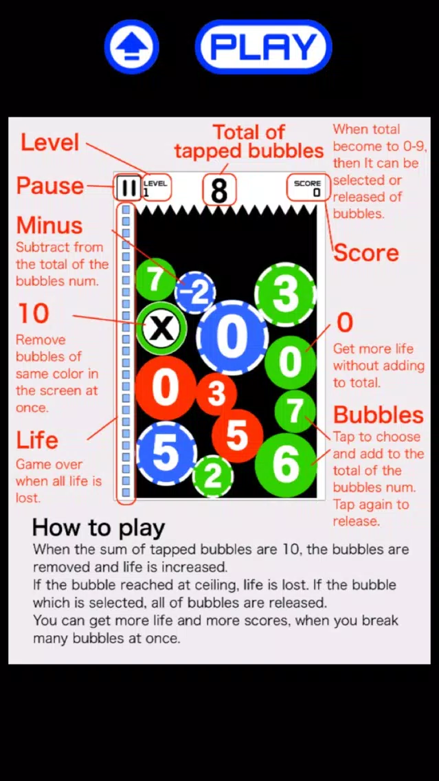 Tangkapan skrin Bubble10
