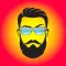 Beardo - Funny Beard Stickers Quote Comic & Emoji
