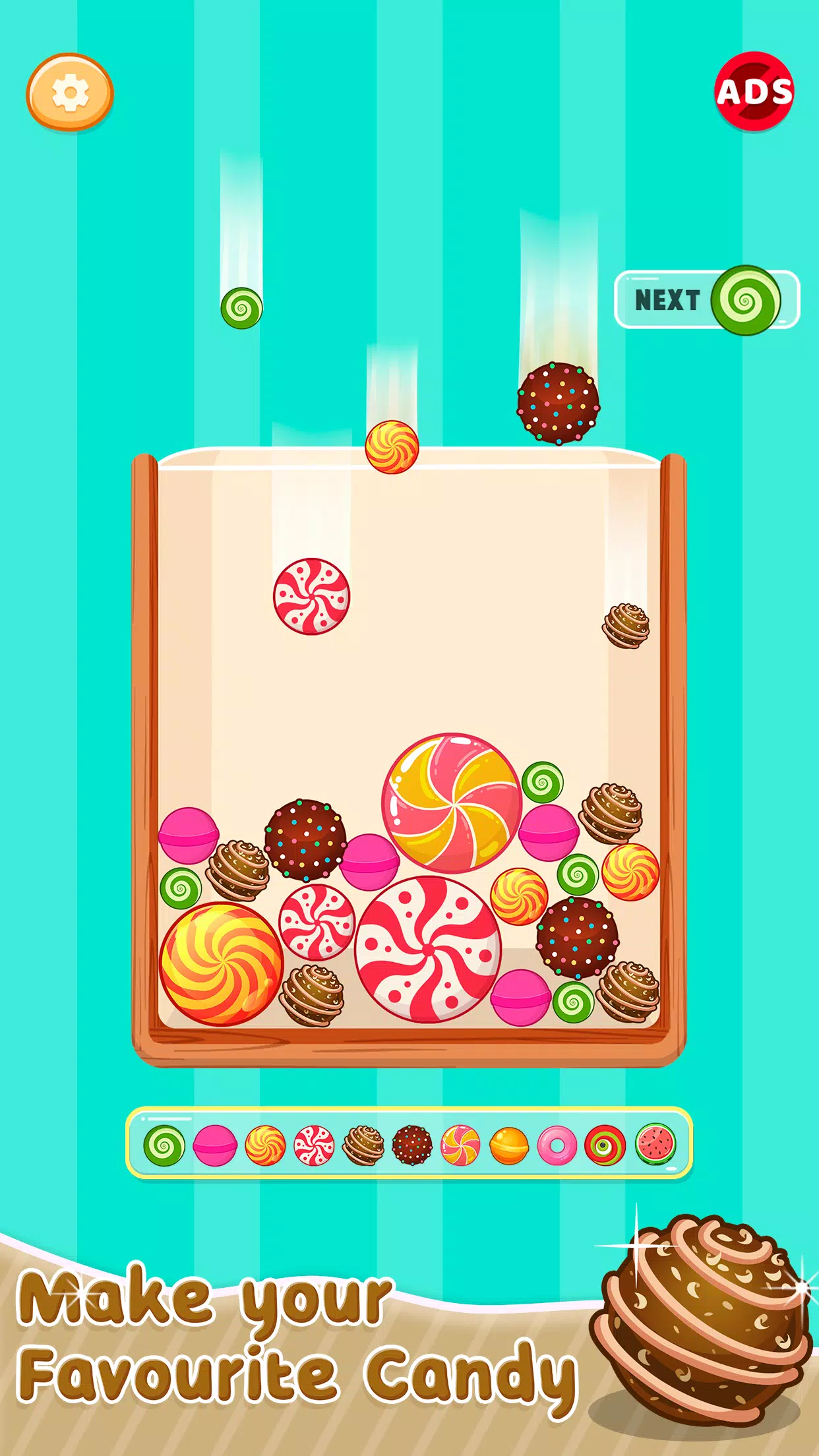 Merge Candy: Drop & Merge Game Screenshots